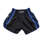 InFightStyle Retro Blue Muay Thai Training Shorts | Premium Comfort + Performance