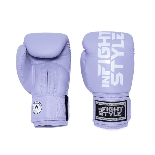 InfightStyle Muay Thai Boxing Pro Compact Glove - Pale Purple INFIGHTSTYLE